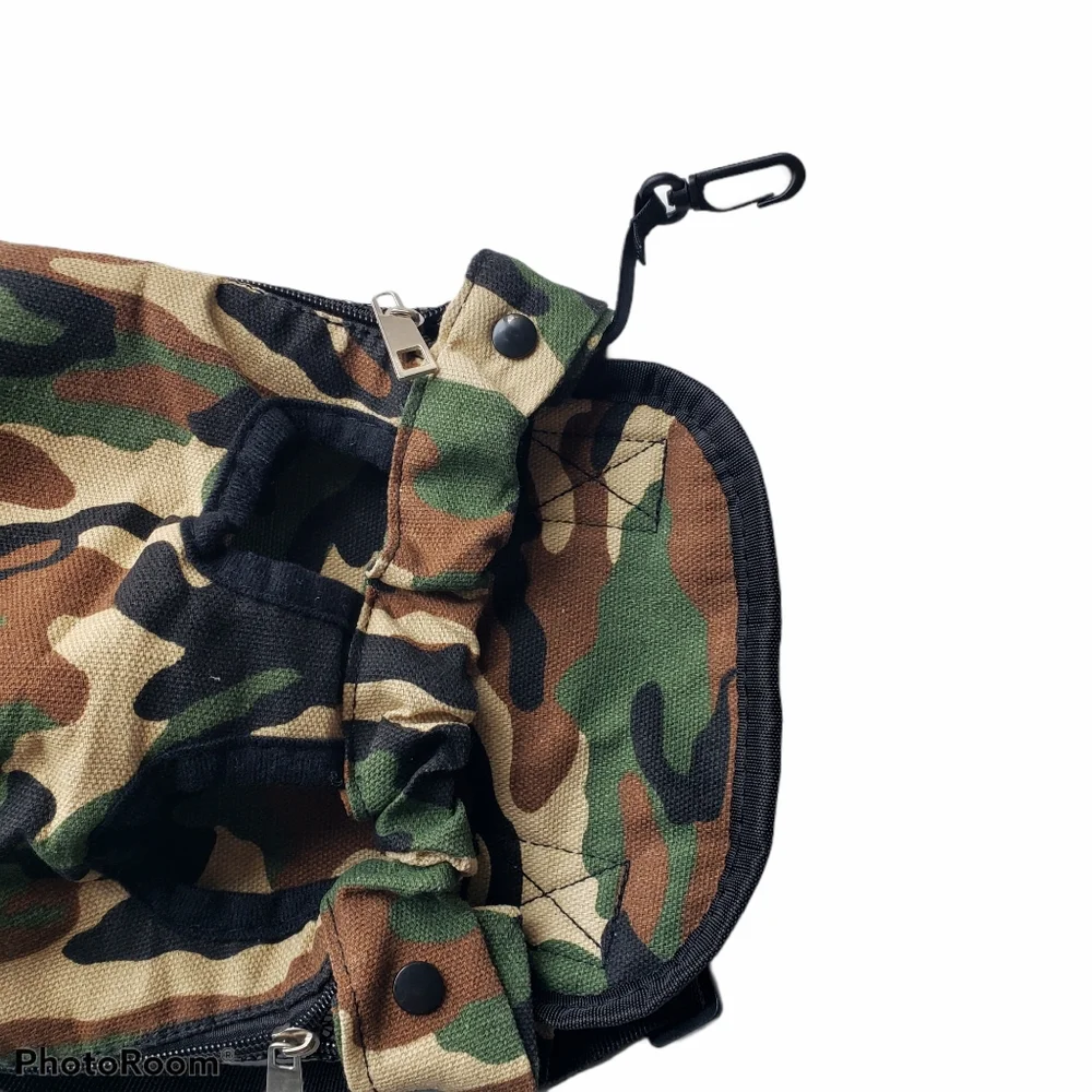 Camo Green Pet Carrier Strappy Adjustable Size medium *Last One!!!